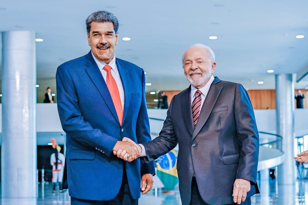 Lula defende Maduro. Fonte: Twitter de Lula da Silva