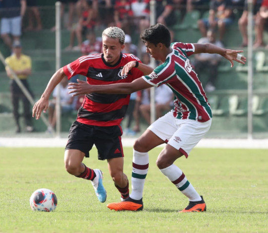 Primeiro jogo terminou com vitória do Fluminense por 1x0. Foto: Paula Reis/Flamengo