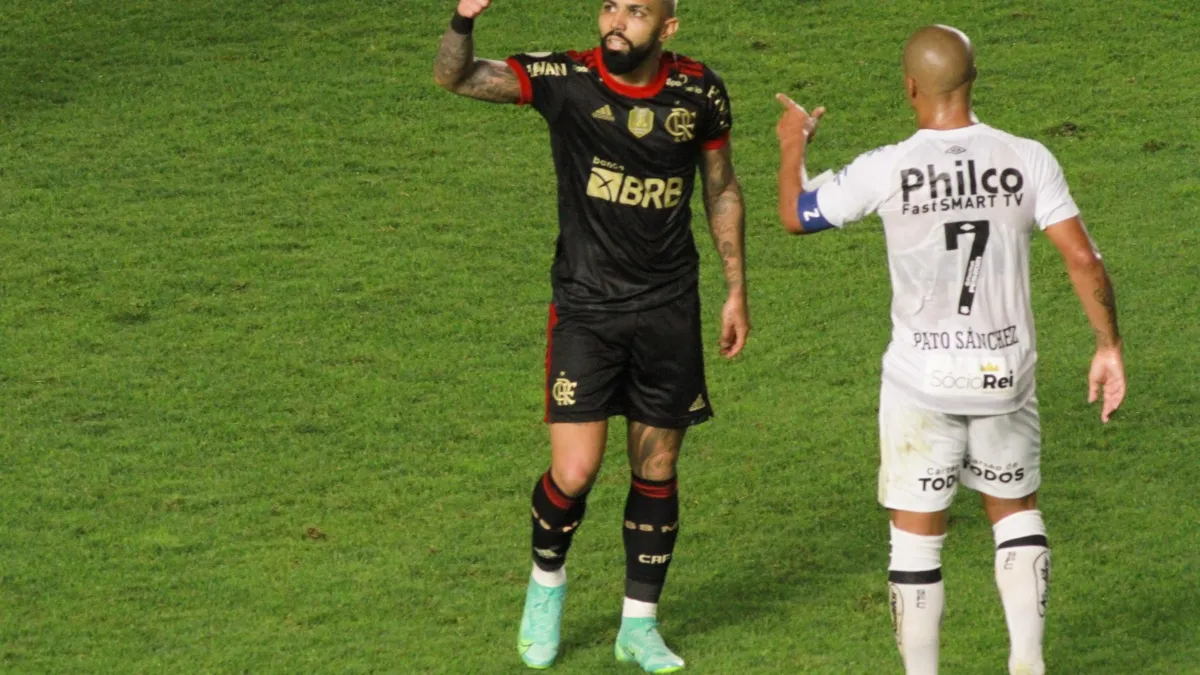 Gabigol é rei em marcar contra o clube que o revelou.  Foto: Fernanda Luz