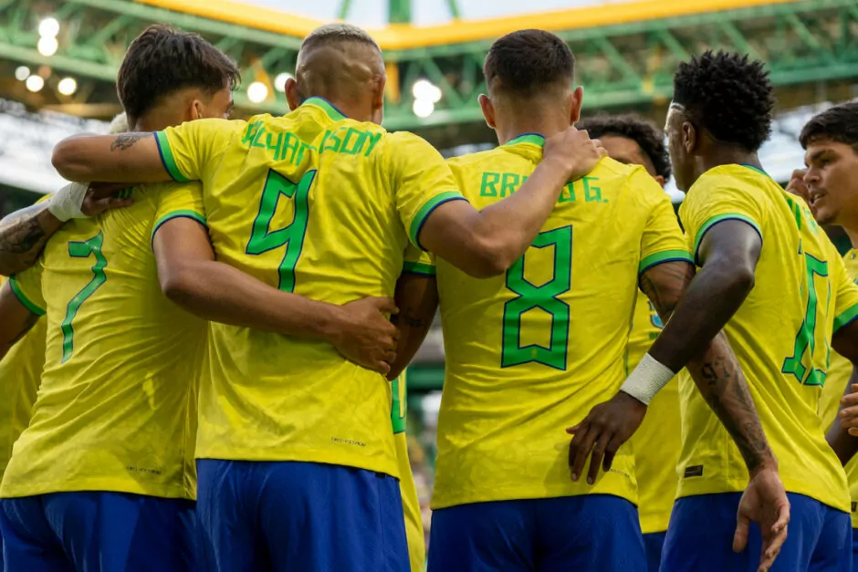 Jogadores da Seleção em amistoso contra Senegal Fot: Joilson Marconne/CBF