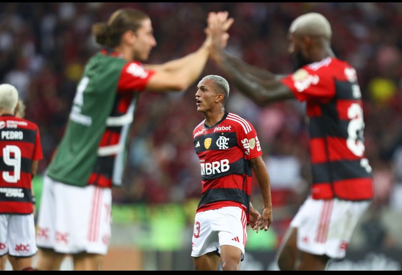 Cria do Ninho foi melhor jogador da partida segundo o portal "Sofascore".Foto: Wesley Gilvan / Flamengo