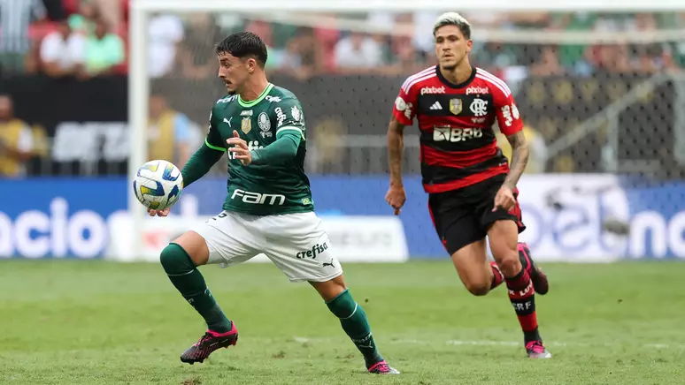 Duelo entre Palmeiras x Flamengo. Foto: Divulgação