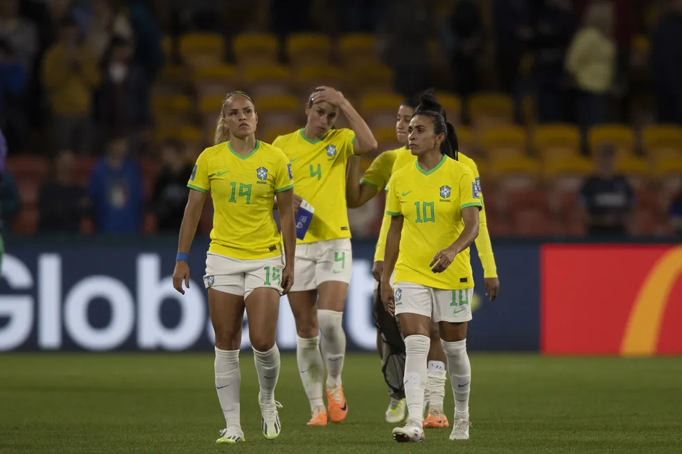 Selection after defeat to France. Photo: Thaís Magalhães/CBF