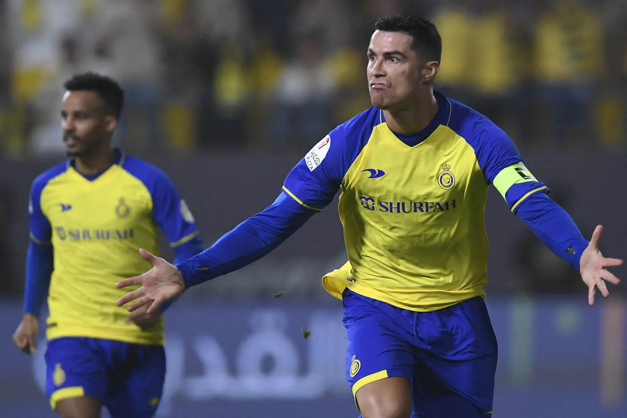 Craque Rubro-negro can play alongside CR7. Photo: Disclosure/Al nassr