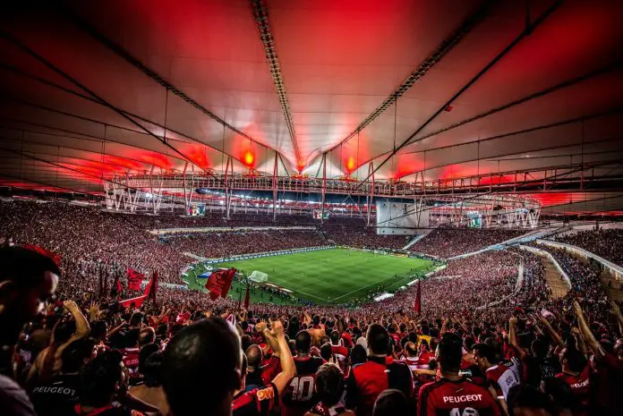 torcida do flamengo sempre dando show. Foto: Marcelo Cortes/CRF