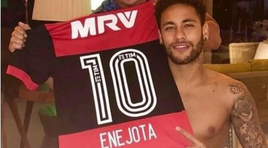 Neymar é o grande sonho do Flamengo e o jogador já se declarou rubro-negro várias vezes. Foto: Divulgação/Twitter