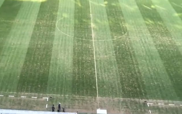 GRAMADO DA ARENA DO GRÊMIO RECEBEU MUITAS CRÍTICAS ANTES DO JOGO DO FLAMENGO