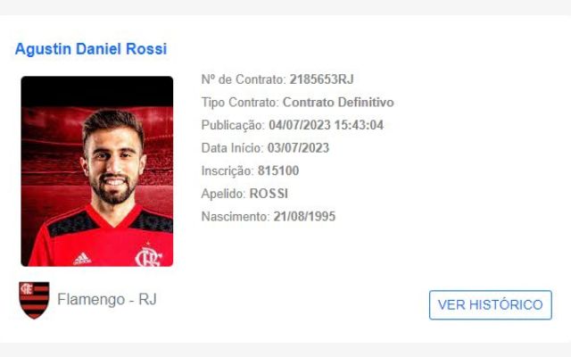 Incorrect BID for Agustín Rossi