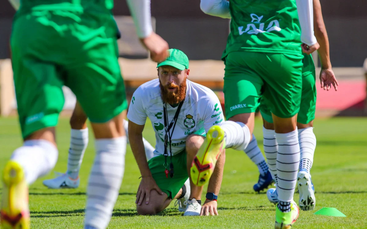 Maidana when she worked at Santos Laguna, in Mexico. Photo: reproduction