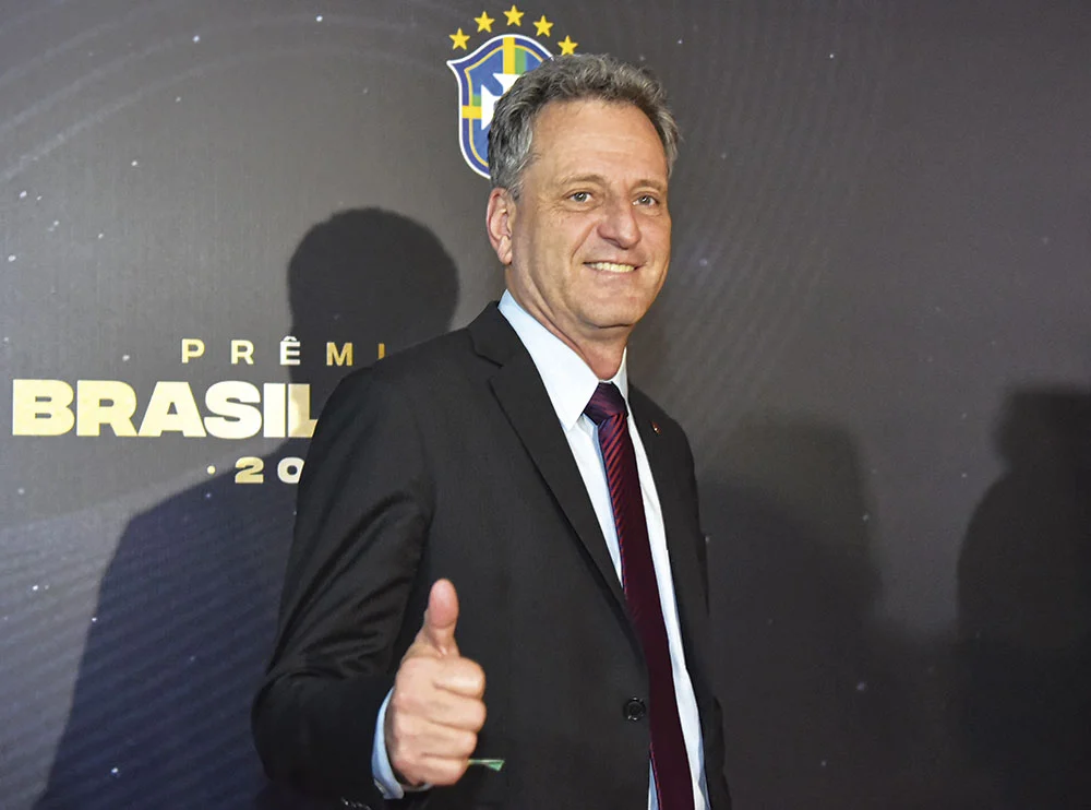 Rodolfo Landim, presidente do Flamengo. Foto: Lucas Figueiredo/CBF