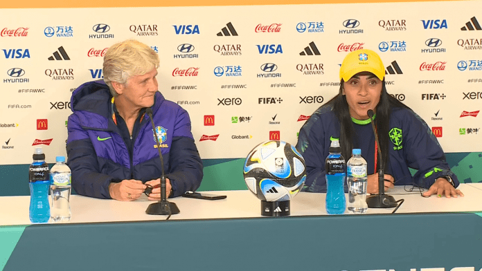 Coletiva da seleção na Austrália. Foto: Reprodução