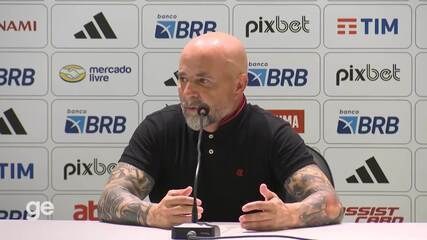 "TIME CARENTE DE GOLS"! SAMPAOLI JUSTIFICA TRIO DE ATAQUE NO FLAMENGO