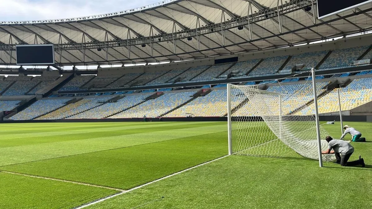 PARA FINAL DA COPA DO BRASIL ENTRE FLAMENGO X SÃO PAULO, GRAMADO DO MARACANÃ AINDA É INCÓGNITA