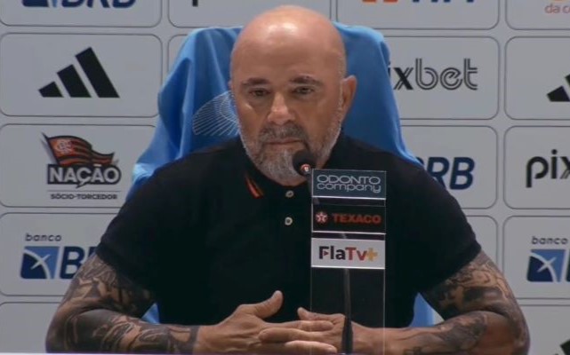 SAMPAOLI ELOGIA ATUAÇÃO DO FLAMENGO CONTRA O GOIÁS: ''FOI FAVORÁVEL''