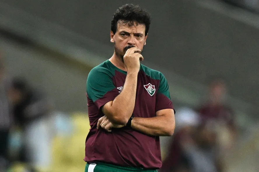 Fernando Diniz, técnico do Fluminense / MAURO PIMENTEL