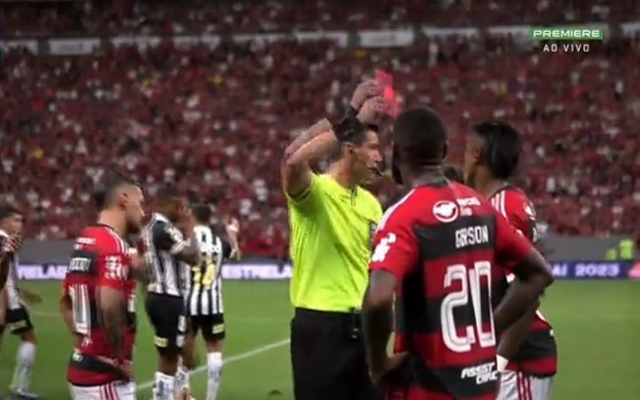 TEM QUE SE EXPLICAR! ÁRBITRO DE FLAMENGO X SANTOS FALA SOBRE EXPULSÕES DE GERSON E BRUNO HENRIQUE