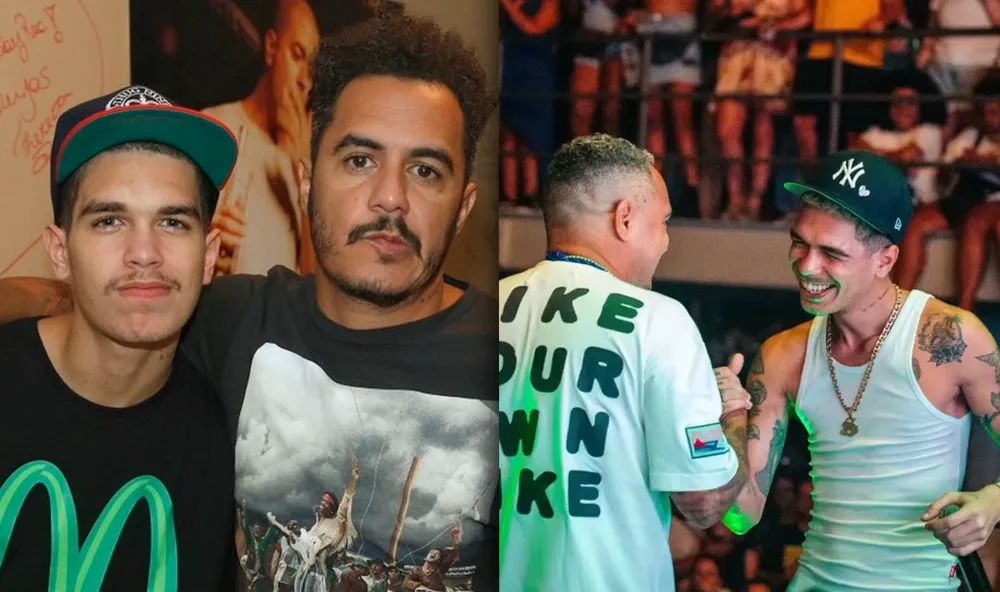 FLAMENGUISTA MARCELO D2 CELEBRA ANIVERSÁRIO DO FILHO, O RAPPER STEPHAN PEIXOTO