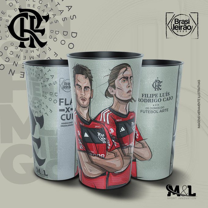 FLAMENGO FAZ HOMENAGEM EMOCIONANTE AOS CRAQUES: ADQUIRA O COPO OFICIAL DA DESPEDIDA!