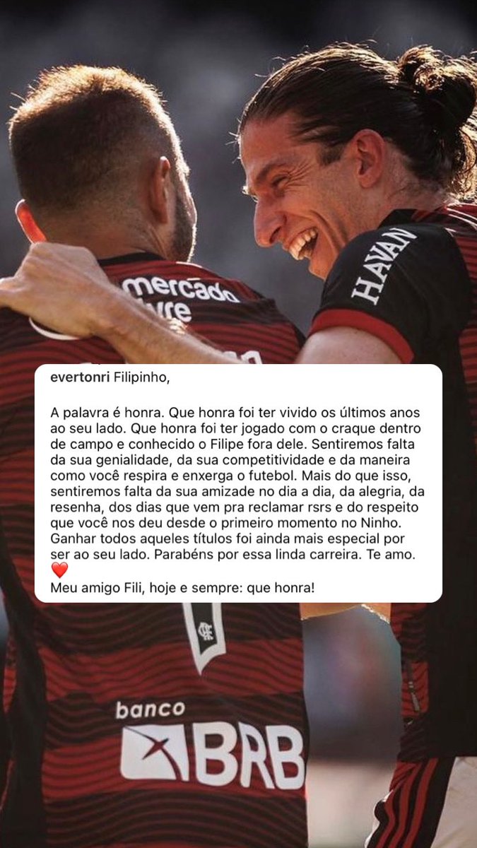 A EMOÇÃO INESQUECÍVEL: FILIPE LUÍS RECEBE HOMENAGEM DE EVERTON RIBEIRO EM SEU ÚLTIMO JOGO PELO FLAMENGO, SOB O COMANDO DO TÉCNICO TITE, ANTES DE SUA APOSENTADORIA!