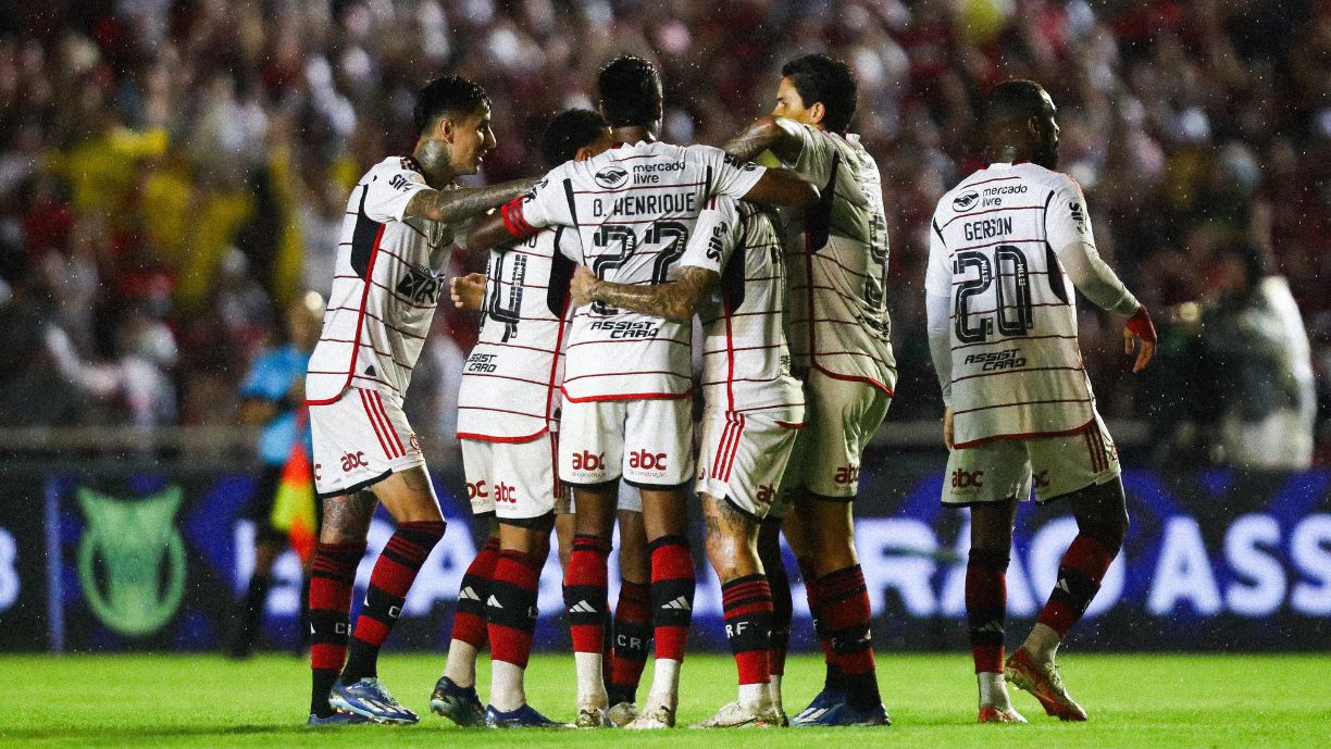 Flamengo nunca havia vencido Bragantino nos pontos corridos