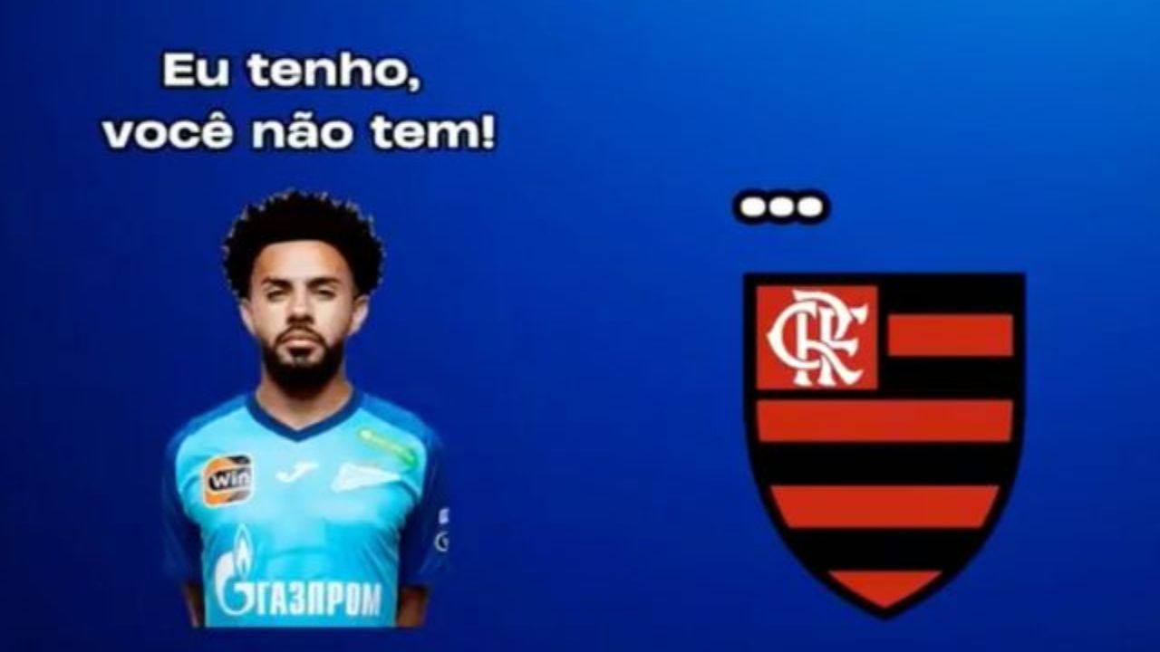 RIVAL DE TODOS? ZENIT PUBLICA VÍDEO PROVOCANDO FLAMENGO EM ANÚNCIO DE EX - ZAGUEIRO DO FLUMINENSE; CONFIRA