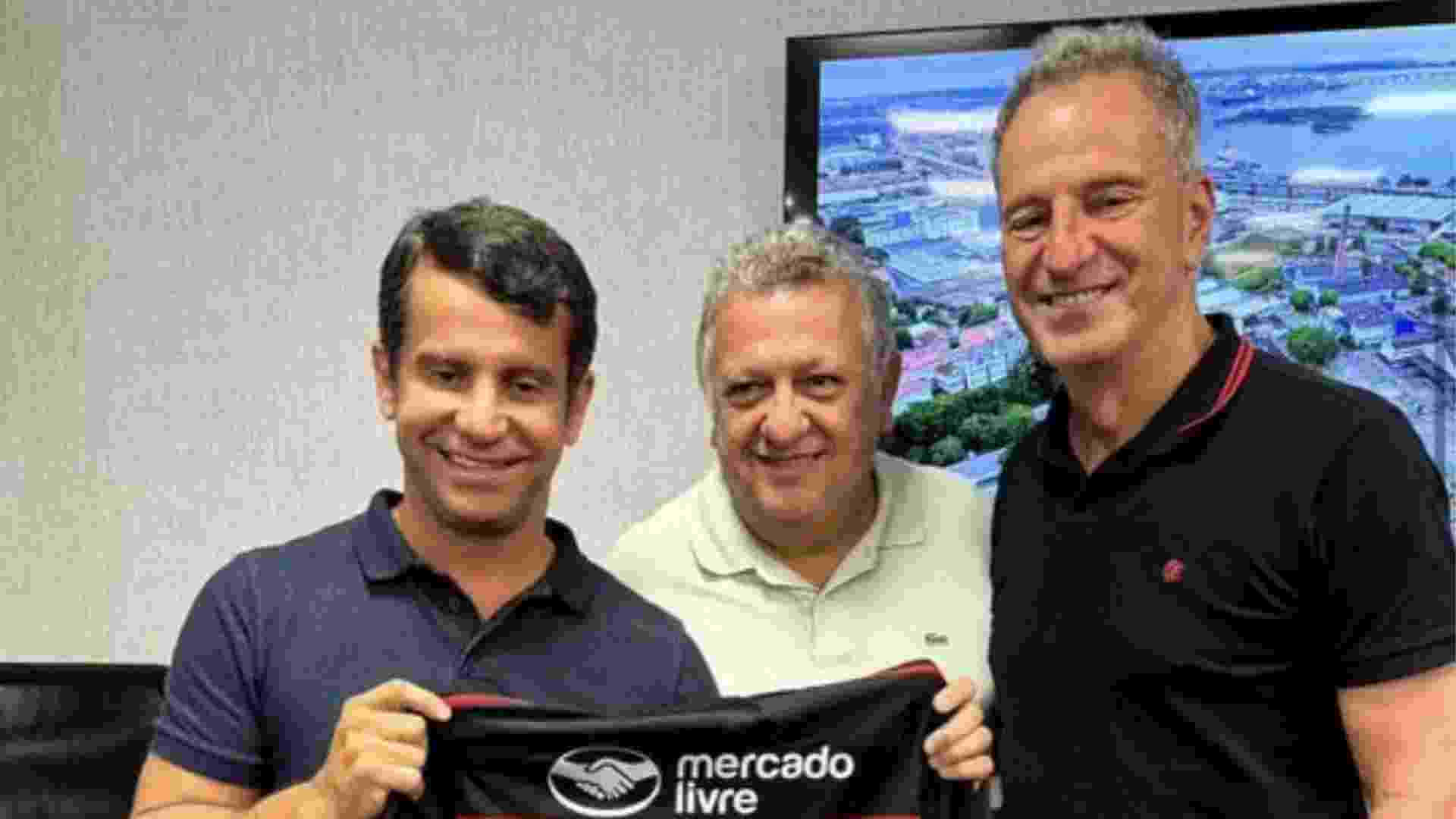 ENCONTRO ENTRE PRESIDENTES DO FLAMENGO E DA CAIXA DISCUTE ESTÁDIO PRÓPRIO AO CLUBE