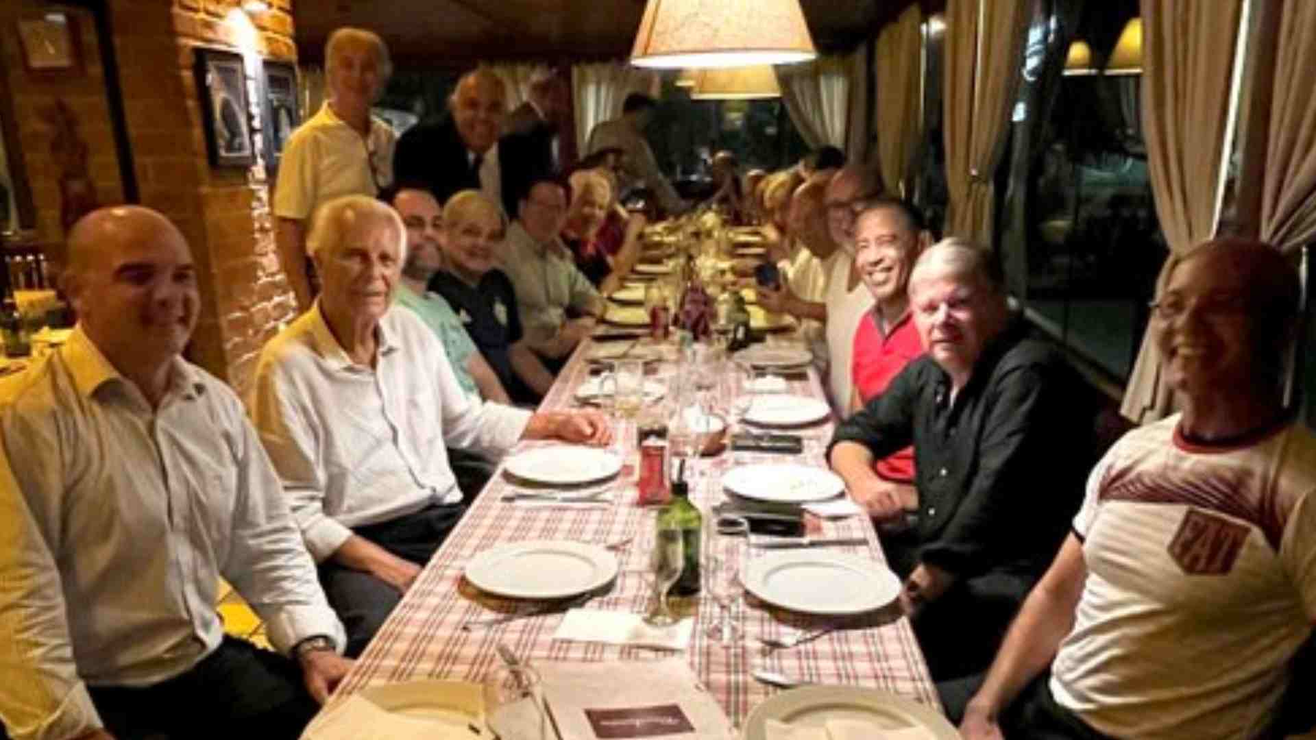 JANTAR DE DIRIGENTES E EX-PRESIDENTES DO FLAMENGO NA BARRA DA TIJUCA