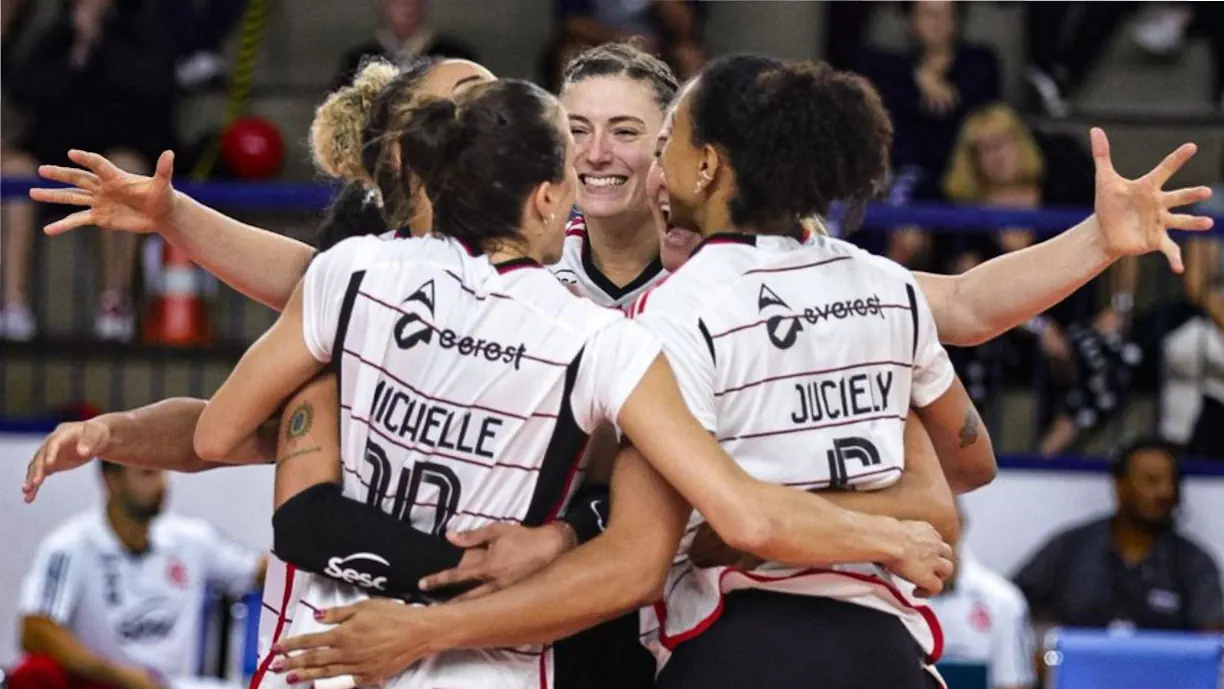 SESC FLAMENGO VENCE O BARUERI E LARGA NA FRENTE NOS PLAYOFFS DA SUPERLIGA FEMININA