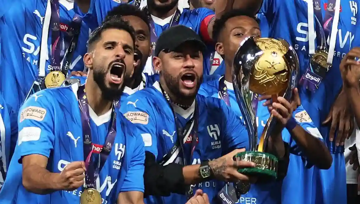 NEYMAR BRINCA COM O FATO DE GANHAR MEDALHA DO CAMPEONATO SAUDITA SEM JOGAR NO AL-HILAL