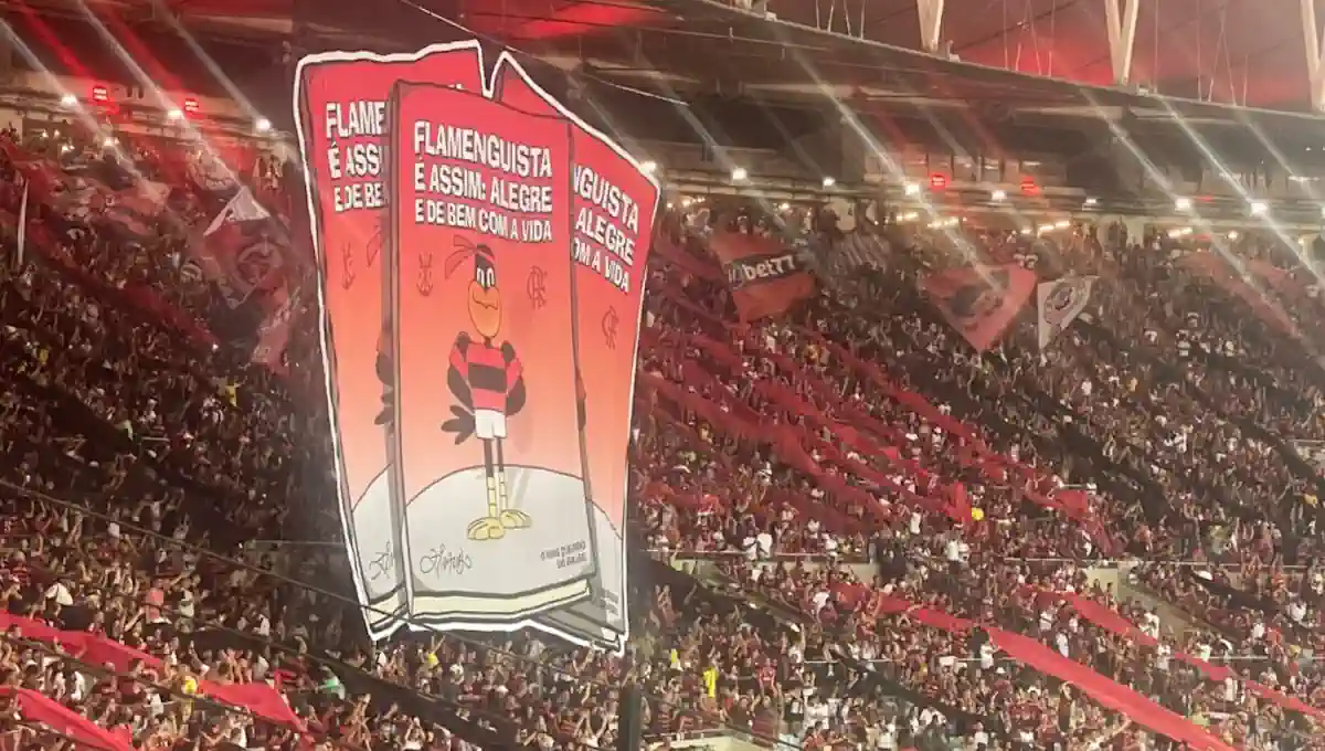 EMOCIONANTE! TORCIDA DO FLAMENGO FAZ HOMENAGEM AO ZIRALDO EM PARTIDA CONTRA O SÃO PAULO