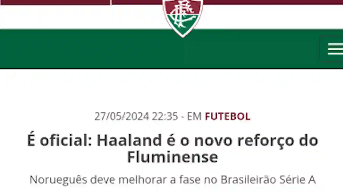 Fluminense, Haaland / Disclosure