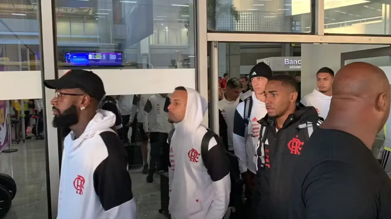 Flamengo desembarca no Rio de Janeiro com "clima de paz "