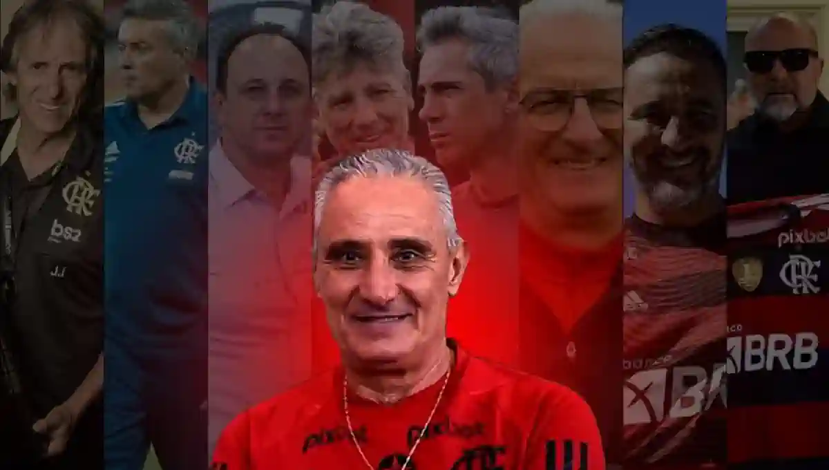 Treinadores do Flamengo / Divulgação