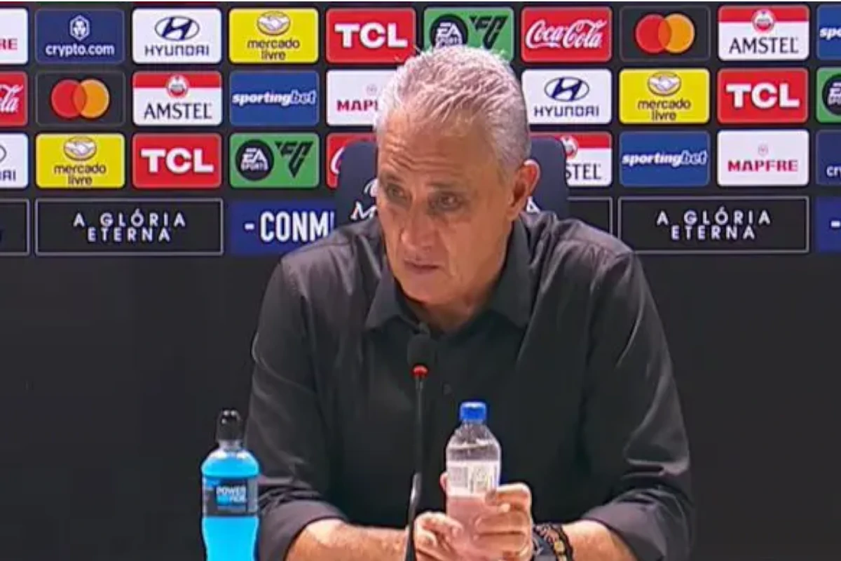 "PODERÍAMOS TER CLASSIFICADO EM PRIMEIRO", DIZ TITE APÓS FALAR DA VITÓRIA DO FLAMENGO