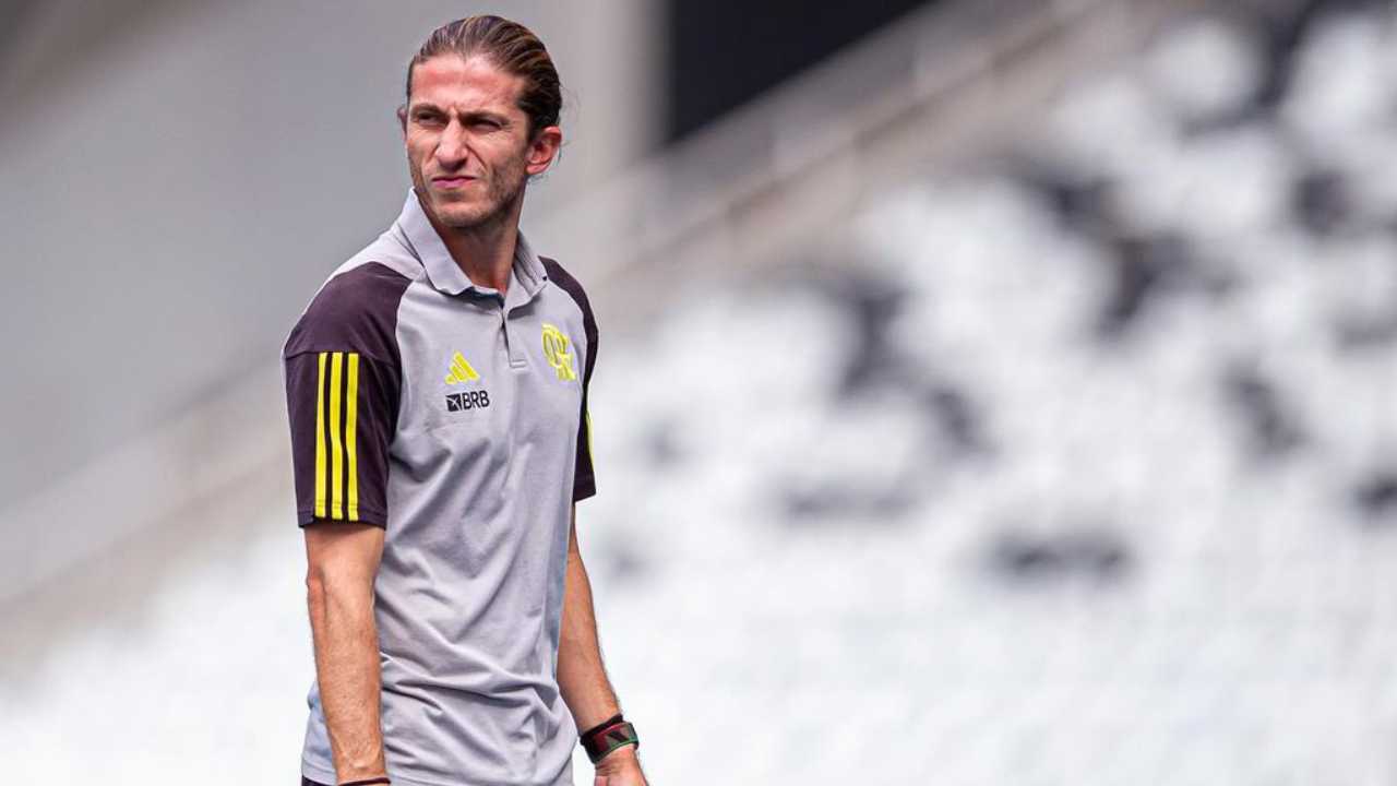 Filipe Luis apontou erros na coletiva ( Foto/Flamengo)