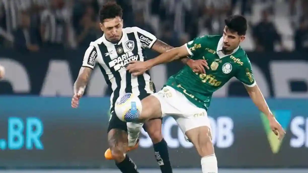 BOTAFOGO VENCE O PALMEIRAS, SE ISOLA NA LIDERANÇA E LIGA ALERTA DO FLAMENGO;VEJA A TABELA DO BRASILEIRÃO ATUALIZADA