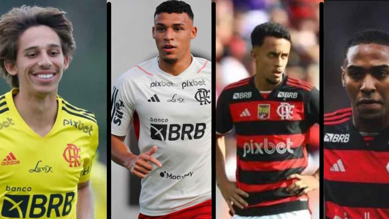 GAROTOS DO NINHO DISPUTAM POR UMA VAGA COMO TITULAR DO FLAMENGO