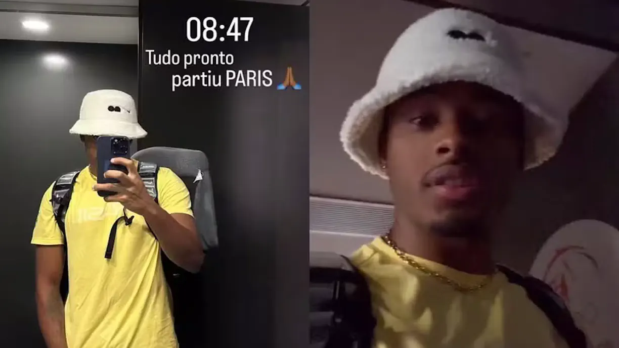 PAULO ANDRÉ EMBARCA PARA PARIS E COMPARTILHA COM SEGUIDORES NAS REDES SOCIAIS