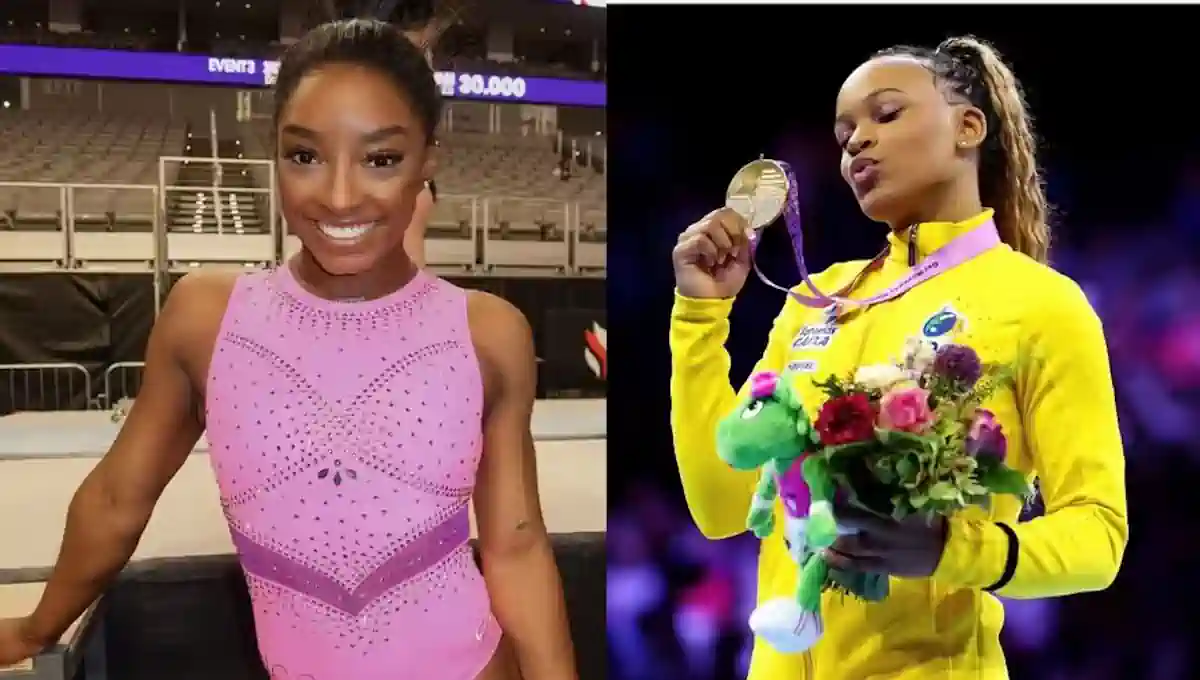 SIMONE BILES, GREATEST GYMNAST IN THE WORLD, REVEALS CONCERN WITH FLAMENGO ATHLETE: "REBECA ANDRADE FEARS ME"