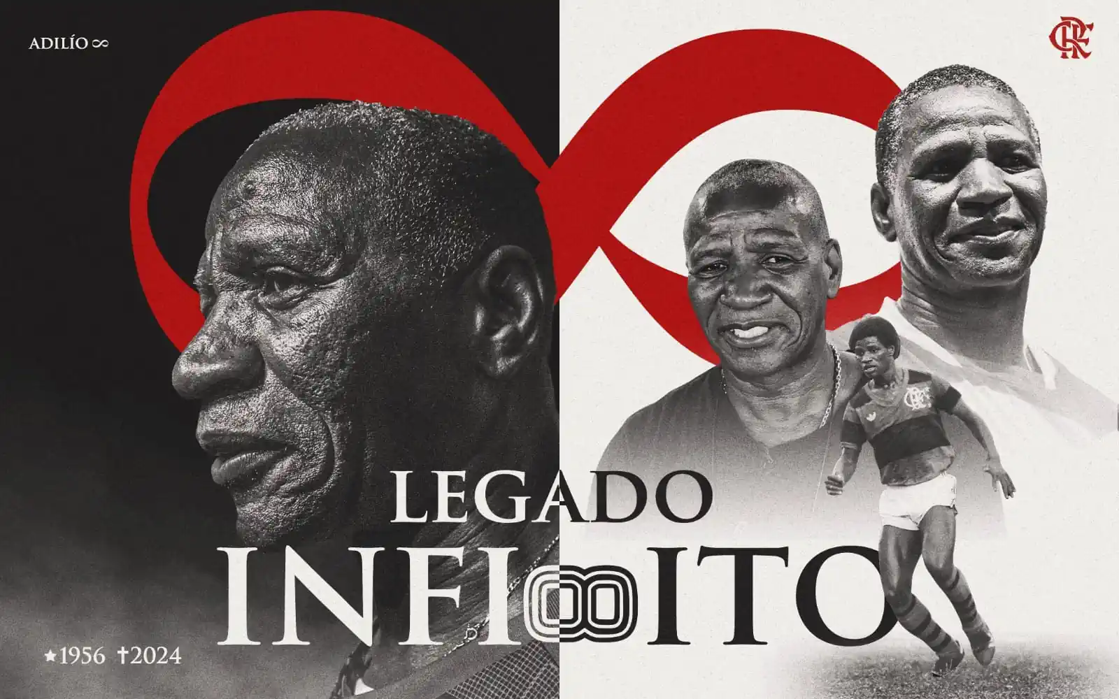 LUTO! Aos 68 anos, morre Adílio, ídolo e um dos maiores jogadores da história do Flamengo