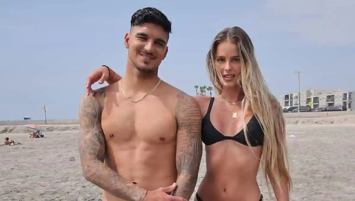 Gabriel Medina and Yasmin Brunet