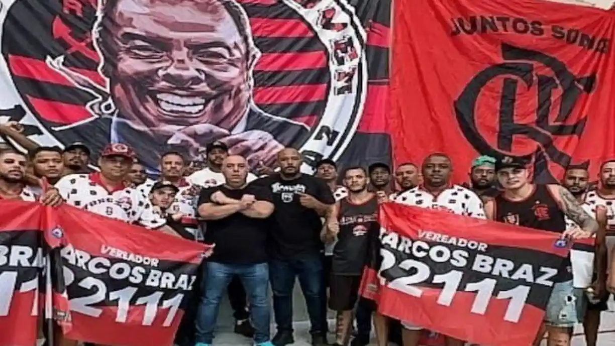 Torcidas organizadas do Flamengo fazem campanha para Marcos Braz em eleições do Rio