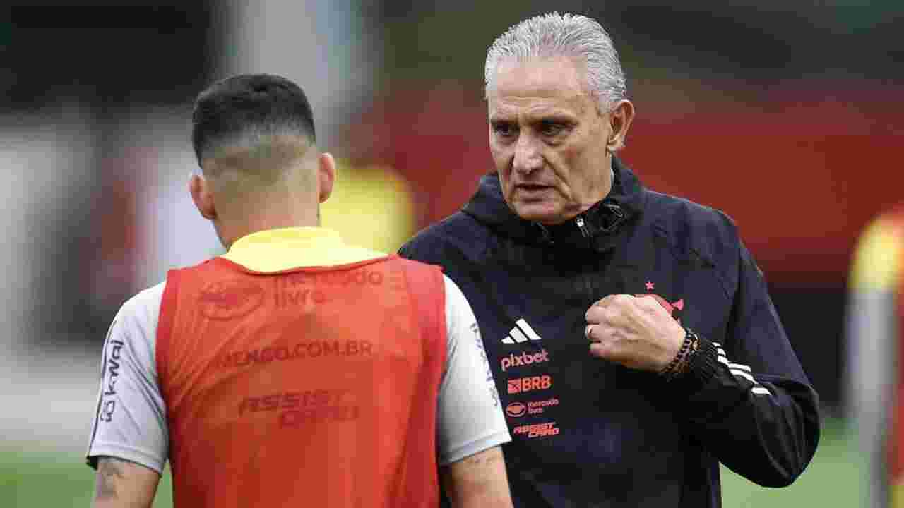 Notícia boa! Tite aparece em treino nessa segunda no Ninho do Urubu