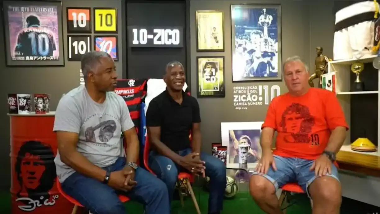 Melhor amigo de Adílio, Zico se despede do camisa 8 com homenagens