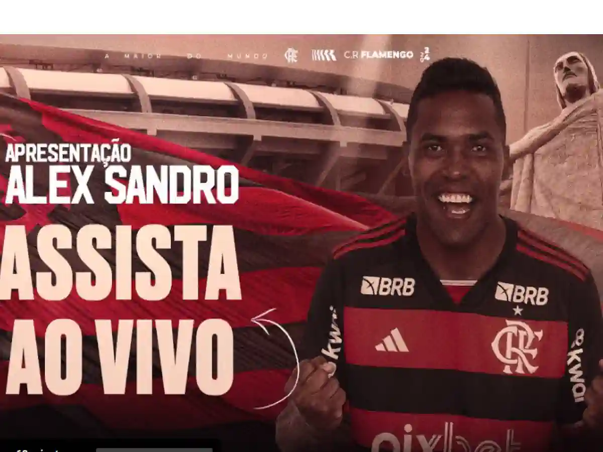 Assista ao vivo (com imagens)- Apresentação do lateral Alex Sandro - Ninho do Urubu - 14h