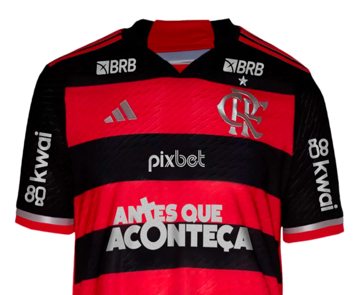 Camisa do jogo de domingo contra o Athlético-PR  terá marca do projeto "Antes que Aconteça"