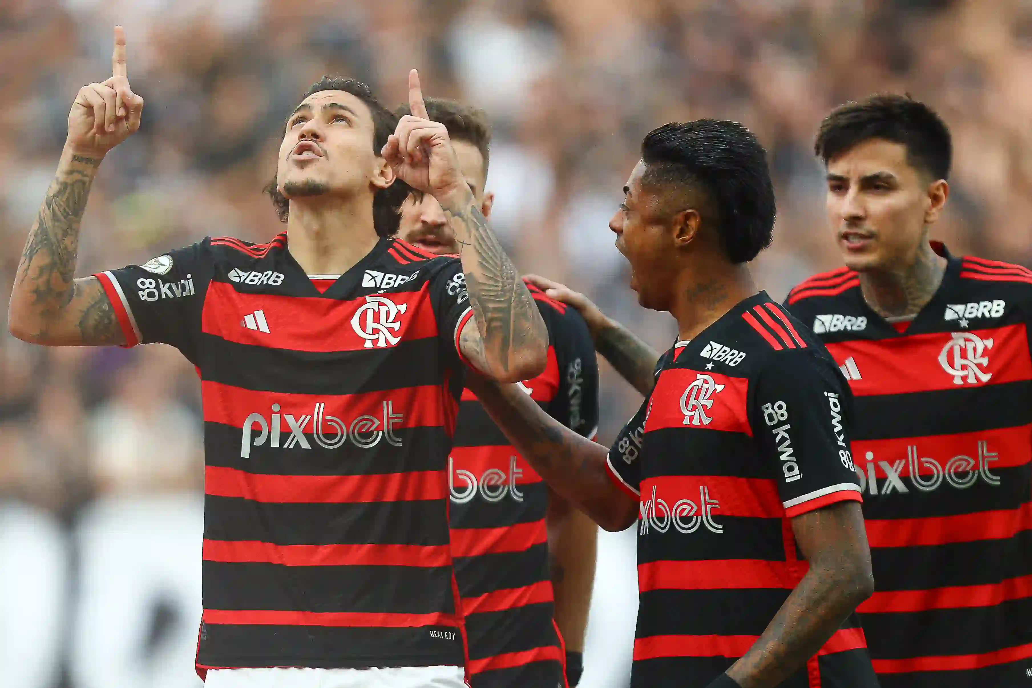 Pedro foi o último atacante do Flamengo a marcar um gol - Foto: Reprodução/Flamengo