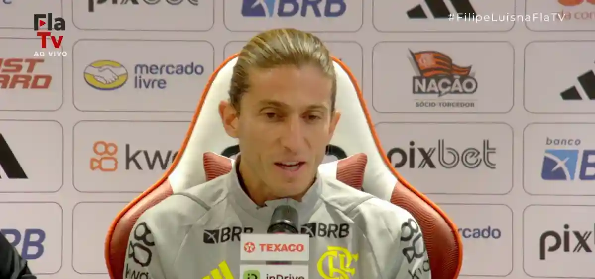 Estratégias de Filipe Luís no Flamengo Foto: Flamengo 