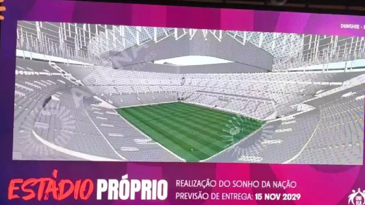 Flamengo revela primeira imagem do projeto de como ficará futuro estádio