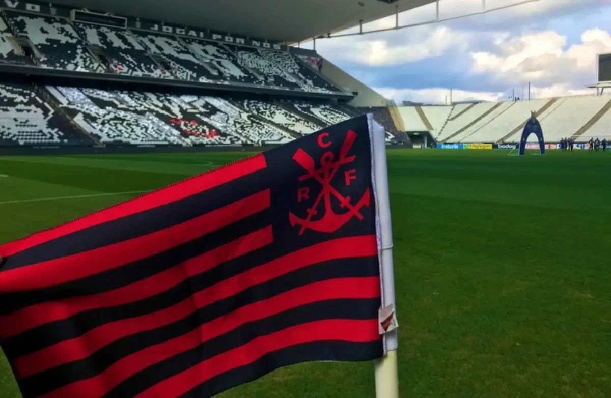 Flamengo pode se tornar time que mais venceu o Corinthians em sua arena - Foto: Divulgação/Flamengo